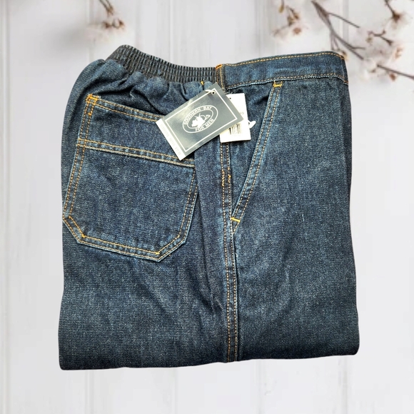 NwT Southern Bay for Mens Strechy Button 4 Pocket 100% Cotton Denim Jeans - Picture 1 of 8